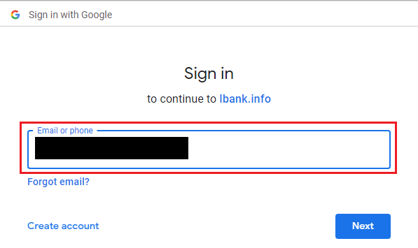 Bejelentkezés és fiók ellenőrzése az LBankban