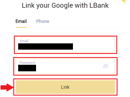 Bejelentkezés és fiók ellenőrzése az LBankban