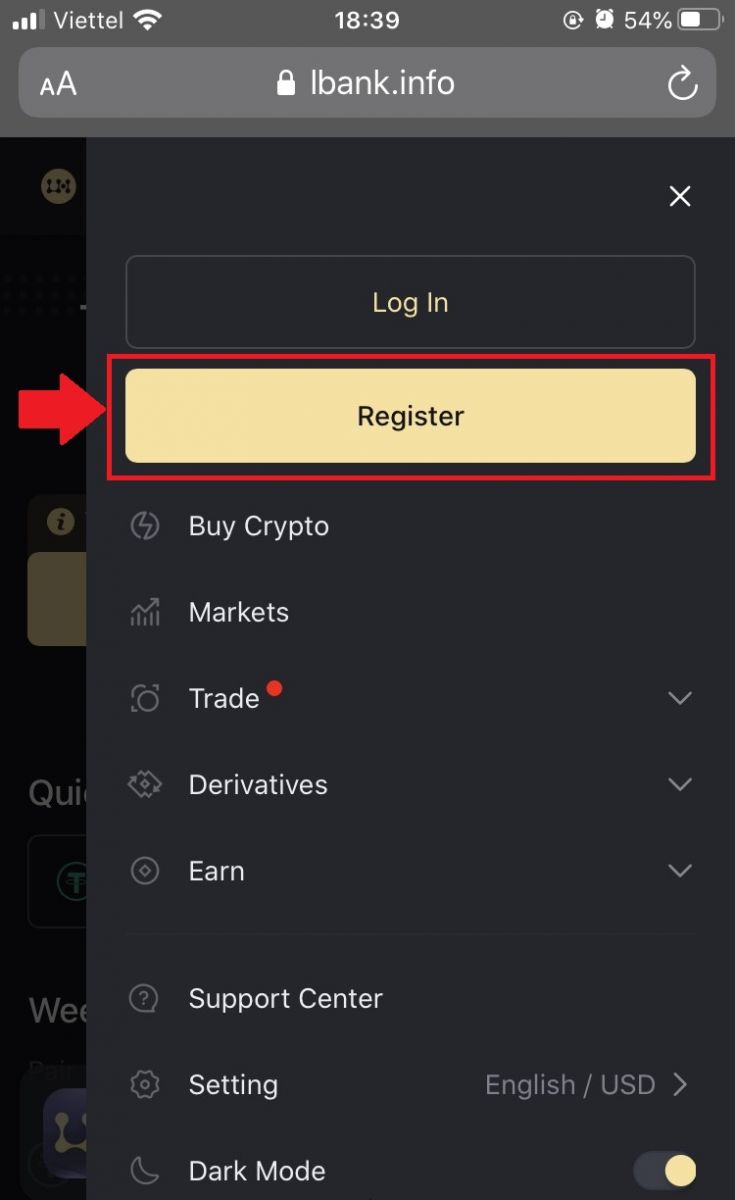 How to Sign up and Deposit to LBank